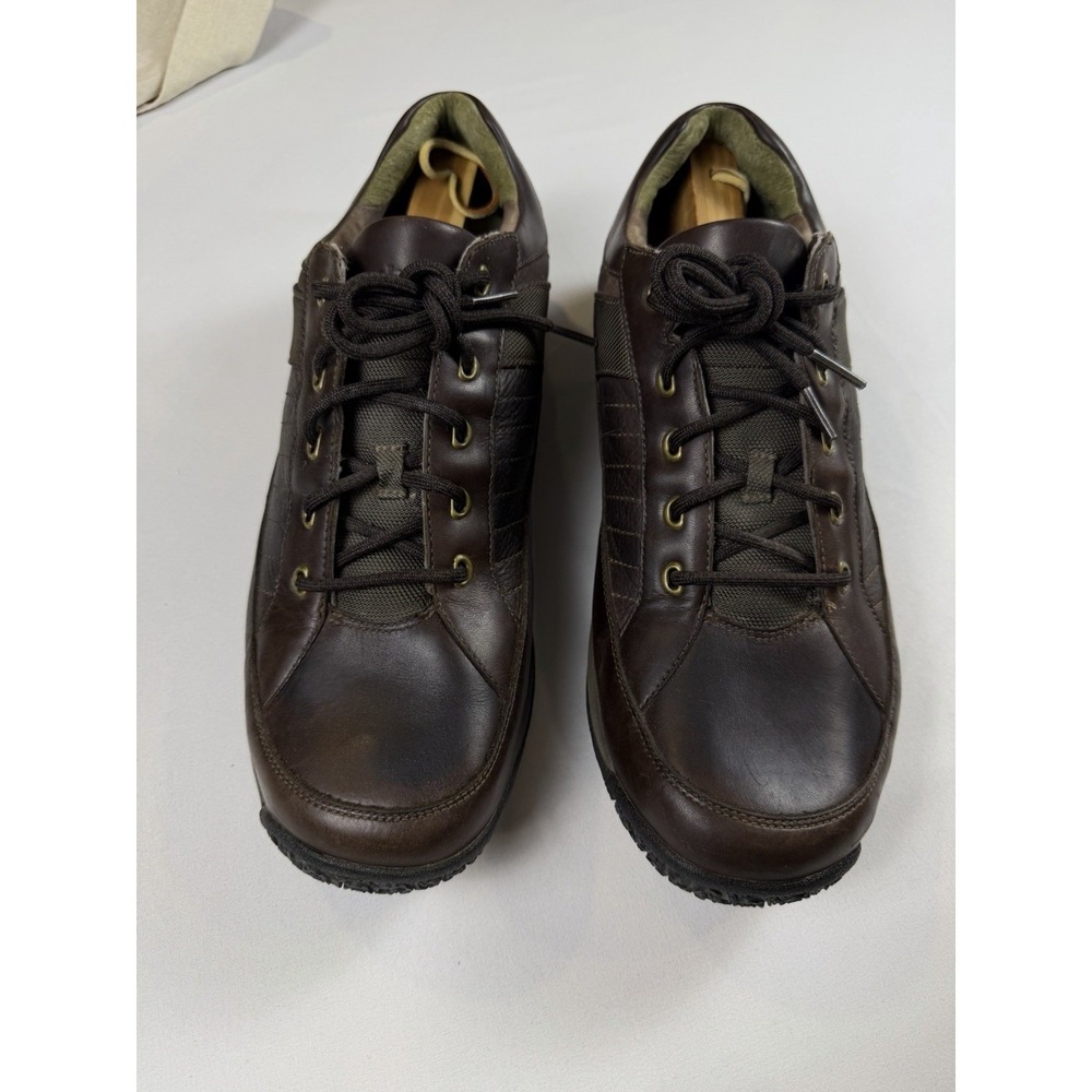 Dunham Waterproof Men's Leather Shoes Brown Lace Up Sz 15 Comfort UGG Insole - Picture 3 of 14